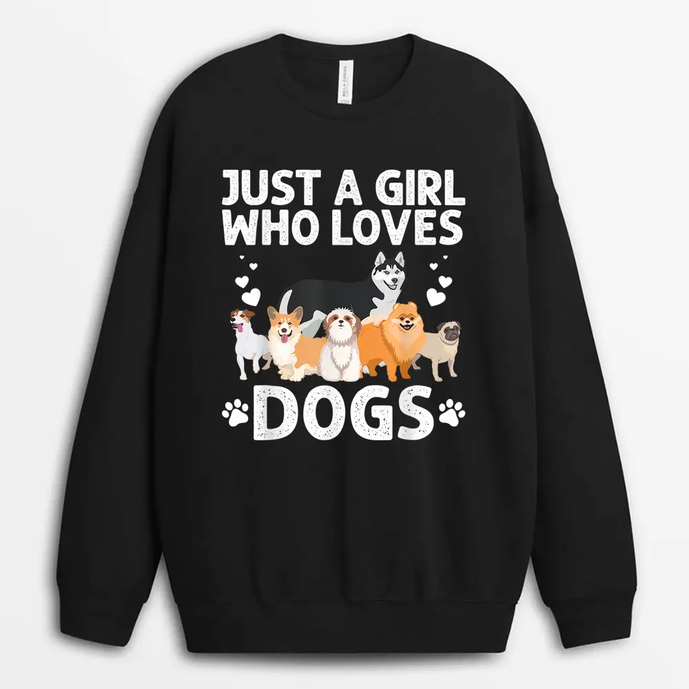 Cool Dog Lover Groomer Handler Dog Lady Sweatshirt - Black